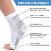 4pcs Calcetines de neuropatía,Tobilleras Deportivas de Compresión,Soporte Tobillo Elástico Transpirable