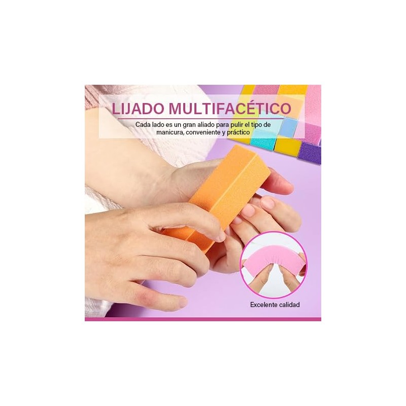 Triko Set de 20 Limas y Pulidores, Bloque de Uñas