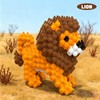 KADELE Lion Building Animal Sets, Extremely Challenging STEM Building Blocks
