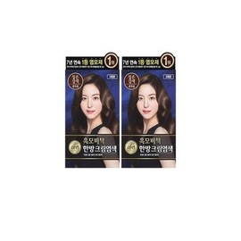 Lien Black Hair Secret Cream Dyed Dark Brown x 2 (50911113) / 리엔 흑모비책 크림 염색 짙은갈색 x 2개 (50911113)