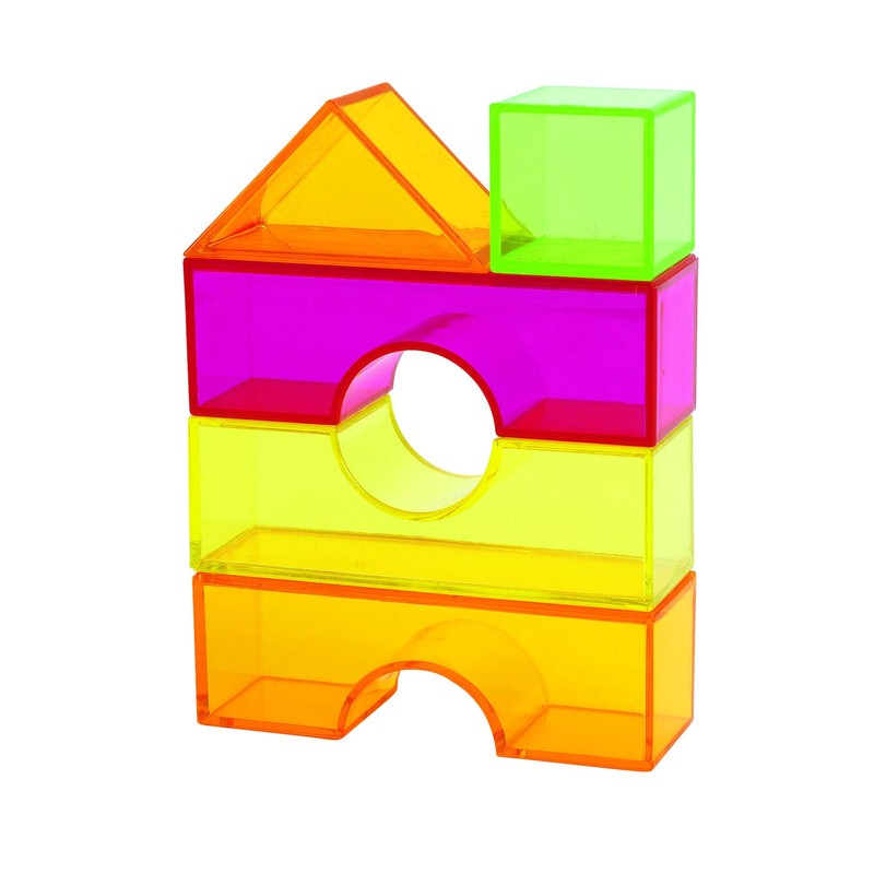 Excellerations STEM Translucent Light Blocks - Set of 100 in