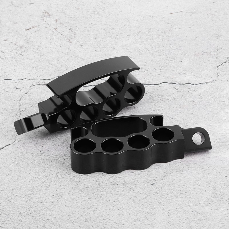 2pcs Aluminum Flying Knuckle Control Foot Peg Motorcycle Footrests Pedal