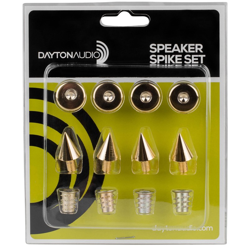 Dayton Audio DSS2-G Gold Speaker Spike Set of 4