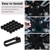 XNBTFK Wheel Nut Covers, 21 PCS Universal 17mm Wheel Nut