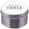 BARBER TOOLS Beard Brush with Round Metal Case