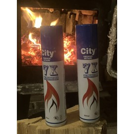 City butane Gas 7x Ultra refined 300ml (2pack)