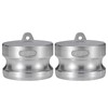 2 pcs Aluminum cam lock fittings (2-1/2"Part DP) cam groove