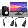IEC320 C14 Male to IEC320 C7 Female Power Adapter Cable