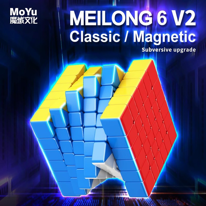 Bucubke Moyu Meilong 6x6 V2 Stickerless Magic Cube MoFang JiaoShi