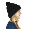 Bobble Hat Navy Blue Hanseheld Bobble Hat, charcoal