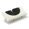 kenable 50mm x 25mm Cable Entry 180 Brush Plate/Insert for