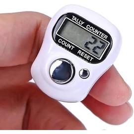 Digital Finger Ring Tally Counter, 5 Digit LCD Electronic Digital Display, Tally Counter Clicker for Weaving and Sports Counting Lap Counter, accessories for men and women