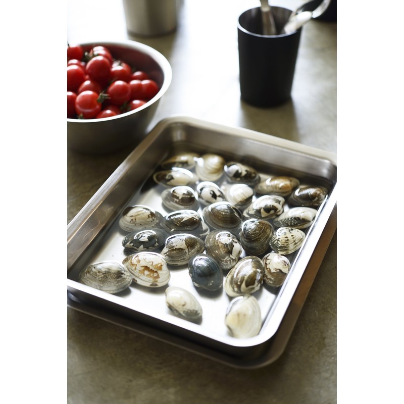 Wahei Freiz La Base Draining Basket, Stainless Steel Corners