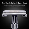 Keropy Professional Heavyweight Butterfly Safety Razor for Men - Stainless