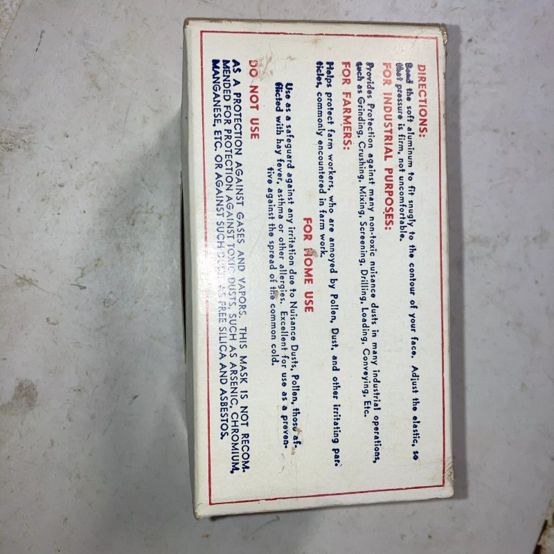 25 Cotton Refills For Protective Mask. Box A