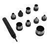 9 Sizes Hollow Punch Set Silent Labor Saving Lightweight Portable