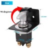 Battery Disconnect Switch, 500A Large Heavy Duty Battery Switch, with