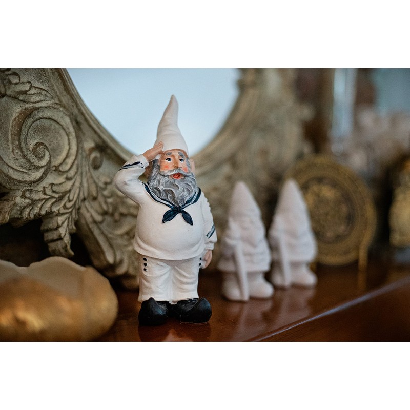 Zeckos 8-Inch Tall United States Navy Garden Gnome Statue, an