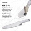 Farberware Edgekeeper Triple Riveted Chef Knife with Self-Sharpening Blade Cover,