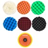 Makitoyo 7PCS 7 Inch Buffing Polishing Pads Kit,5pcs Polishing Sponge,1