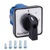 Heschen Universal Rotary Cam Selector Changover Switch, SZW26-20/0-3.2, 660V 20A,