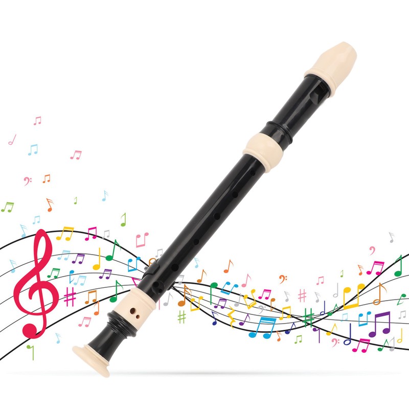 8 Hole Recorder Detachable Soprano Recorder Musical Instrument with Cleaning