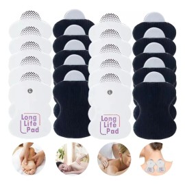 Long Life Pad 20 Pzs Electrodos Repuesto Para Equipos Omron Color Blanco