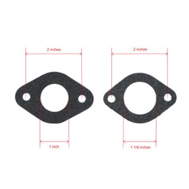 The ROP Shop Carburetor Repair Kit for 1997 Johnson 15HP, J15EEUC, BJ15RELEUC, J15REUC Engine