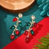 Christmas Light Bulbs Earrings for Women Holiday Colorful Bulb Earrings