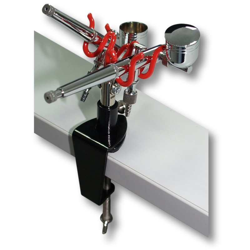 Airbrush Gun Holder for 2 Guns Table Mounting