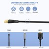 AGPTEK 6m/19.69ft Cable Tidy Sleeve, Animal Proof Cable Wire Management