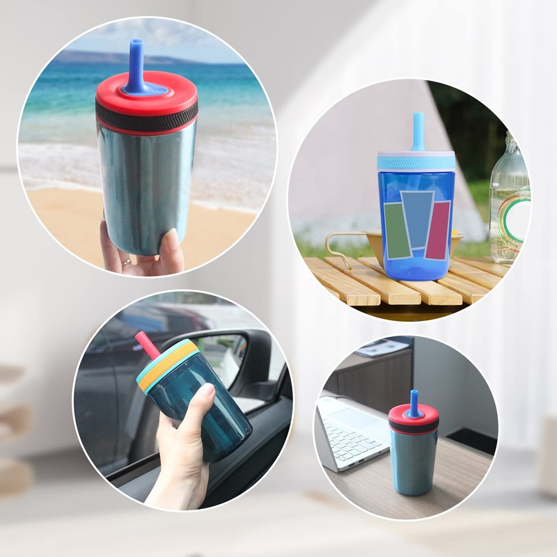 KLOWOAH Replacement Straws Compatible with Zak Designs Kelso 15 oz