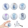 Lasyman Set of 6 Ceramic Beach Coastal Themed Cabinet Drawer
