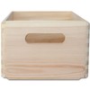 Creative Deco Large Wooden Crate Fruit Box Basket 30 x
