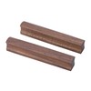 NAKUPENDA 4Pcs Wooden Drawer Handles Cupboard Cabinet Pulls Rectangle Wood