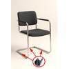 Design61 Felt Glides Set of 4 for Cantilever Chair Glides