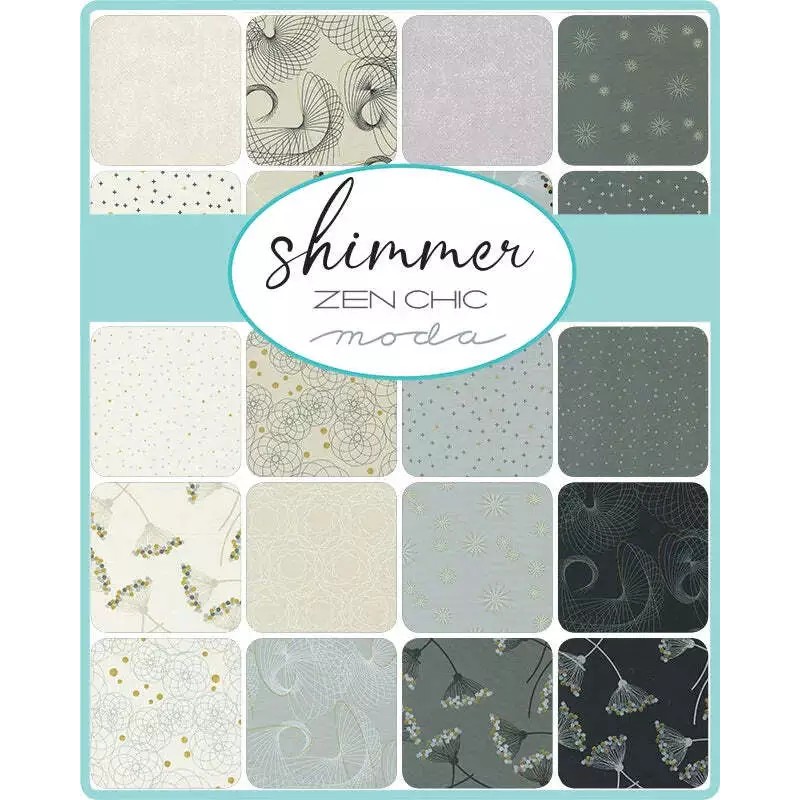 Shimmer Fat Quarter Bundle by Zen Chic Moda Precuts
