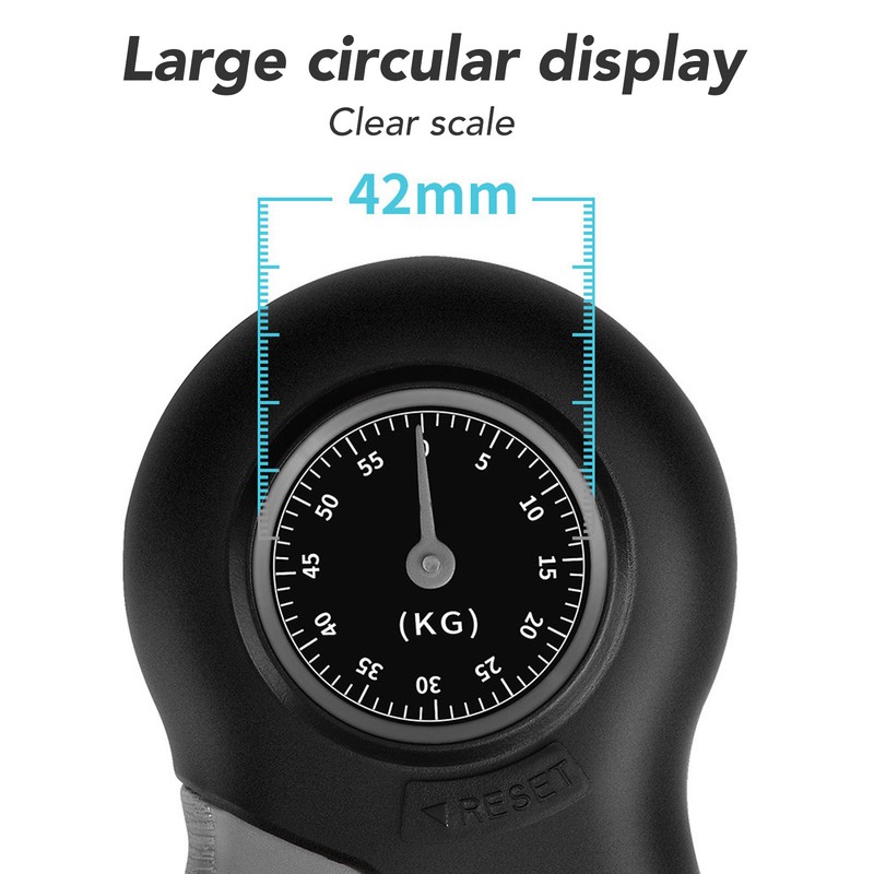 Hand Dynamometer Professional Ergonomic Grip Strength Measurement Meter for Hand