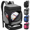 Ciihars Soccer Backpack,Soccer Bag with Ball Holder, Includes Separate Cleat