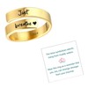 DANSOAN Just Breathe Ring Hope Rings Just Breathe Adjustable Ring