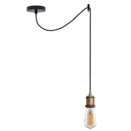 Vintage Industrial Spider Ceiling Hanging Pendant Light Lamp Kit Chandelier 2m Adjustable 3 Core Hanging Lamp Kit E27 Lamp Socket for Special Places.