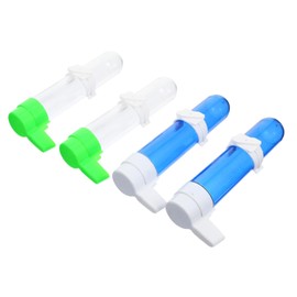 FOMIYES 12 Piezas Bebedor de Aves comedero para periquitos Fuente de Agua para pájaros comederos para pájaros Jaula de pájaros Suministros para Aves Botella para Beber Loro