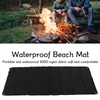Beach Mat Portable Waterproof 900D Nylon Fabric Metal Holes Soft