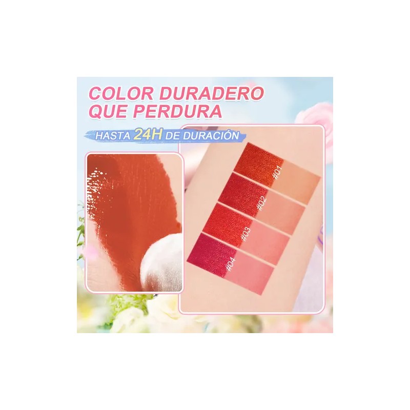 Minimeli No Transfiere Labial Mate Y Larga Duración 24h, 4g