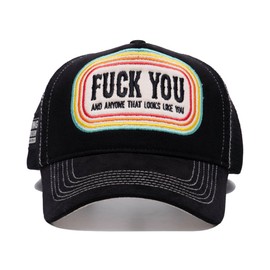 King Kerosin Trucker Cap - F You, black, Unit size