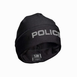 13FA Police Performance Beanie | USA Patriotic Gear | Poly & Spandex Blend for Stretch-Fit Comfort | Unisex Reflective Winter Headwear