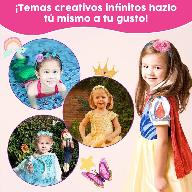 Kit De Diadema Para Niñas Set De Accesorios Para El