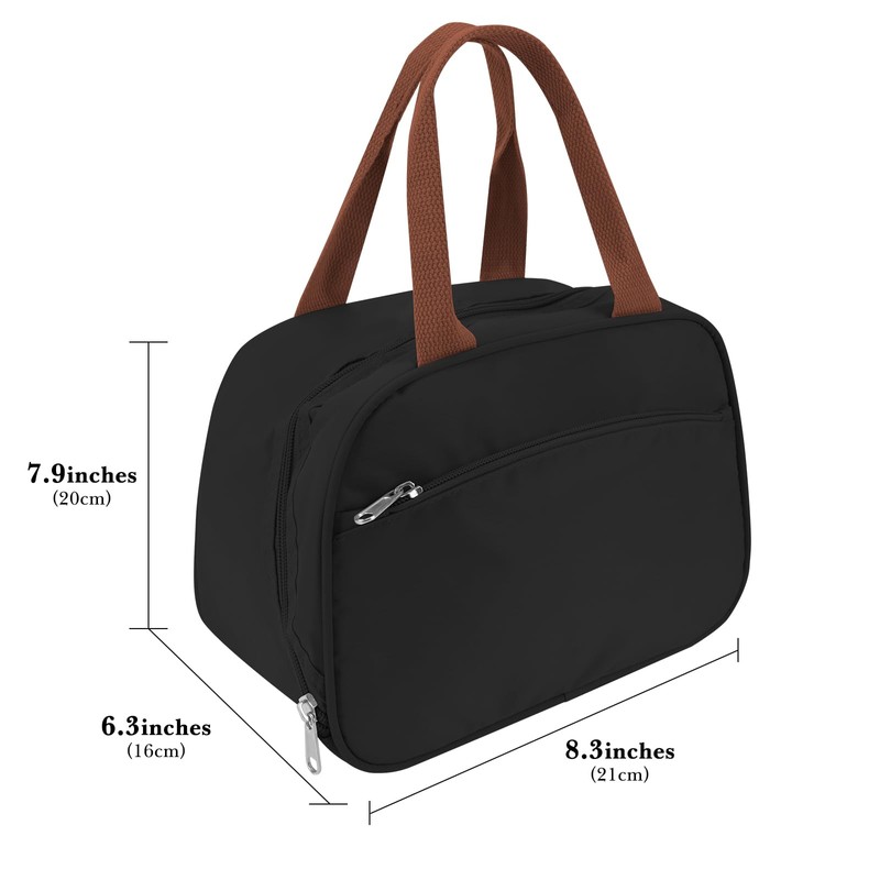 Linkidea Lunch Bag for Adults, Oxford Insulated Lunch Bag with