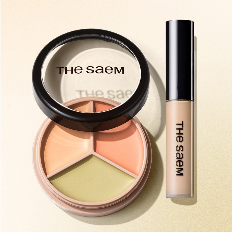 The Saem Cover Perfection Concealer Duo Set, 03 Correct Up