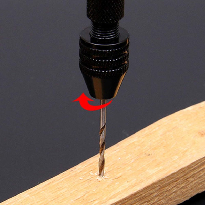 KINGFOREST Precision Pin Vise Hand Drill - Steel Manual Tool